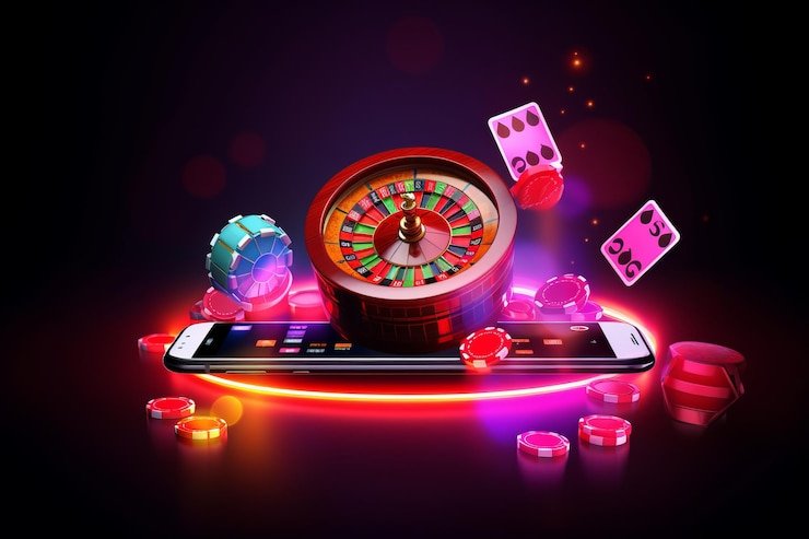Pengumuman lomboktoto di layar neon